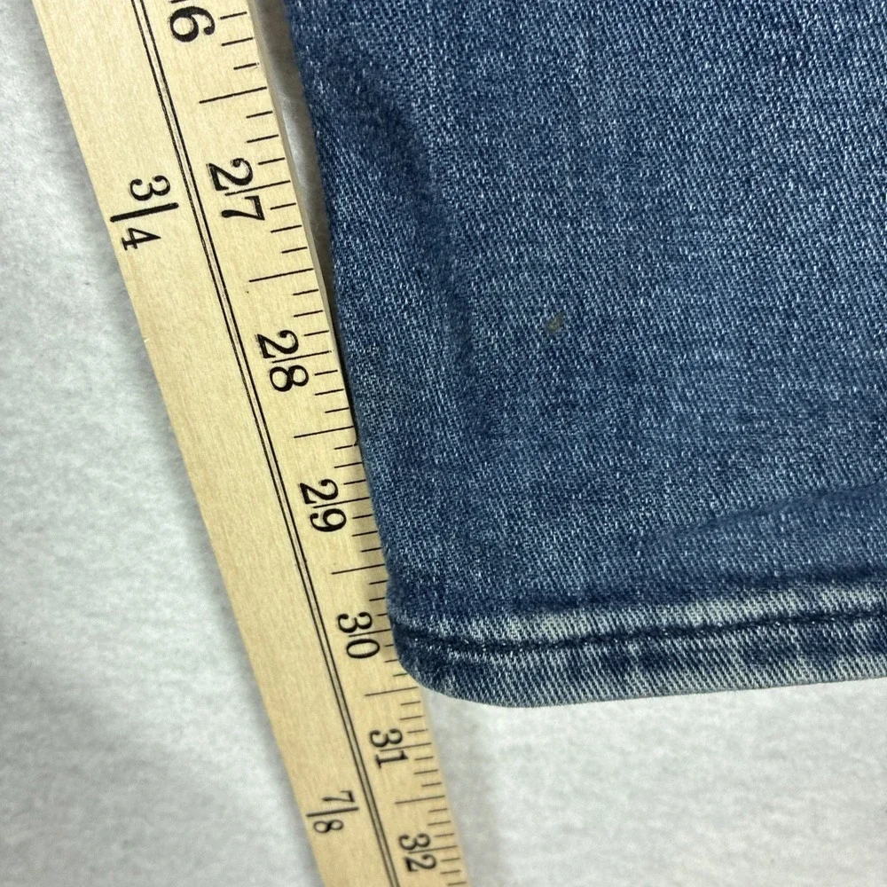 BOSS Re.Maine Regular Fit Jeans Mens 38x32 Straight Leg Fade Whiskering Stretch